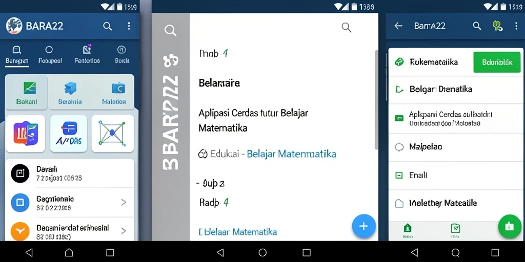 Tampilan antarmuka BARA22 yang interaktif dan menyenangkan.