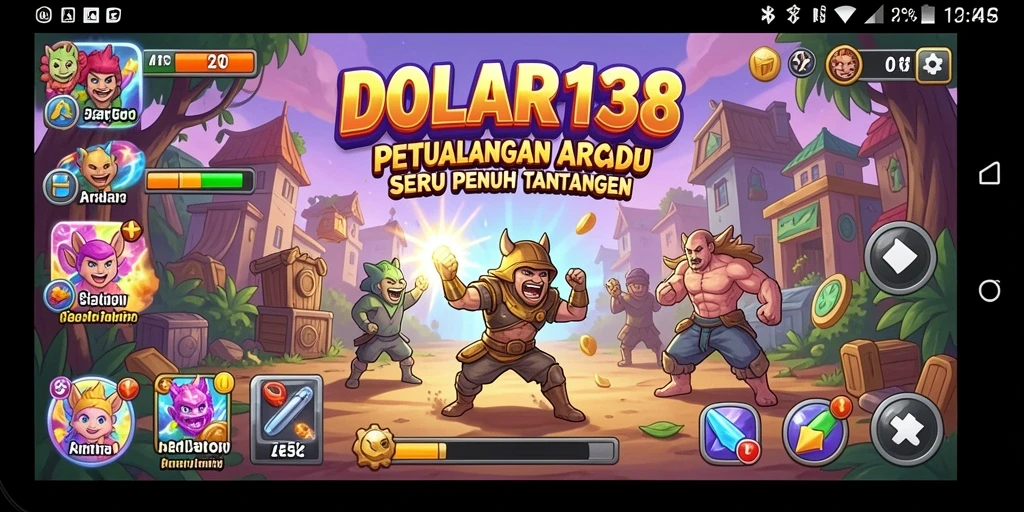 Tampilan screenshot DOLAR138 yang memukau dengan gameplay Arcade yang menarik.