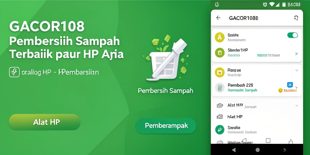 Antarmuka GACOR108 yang sederhana dan intuitif untuk pembersihan sampah.